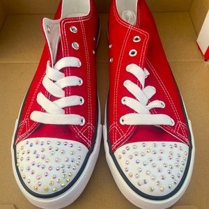✨✨Bling canvas style shoes perfect for the Holidays !